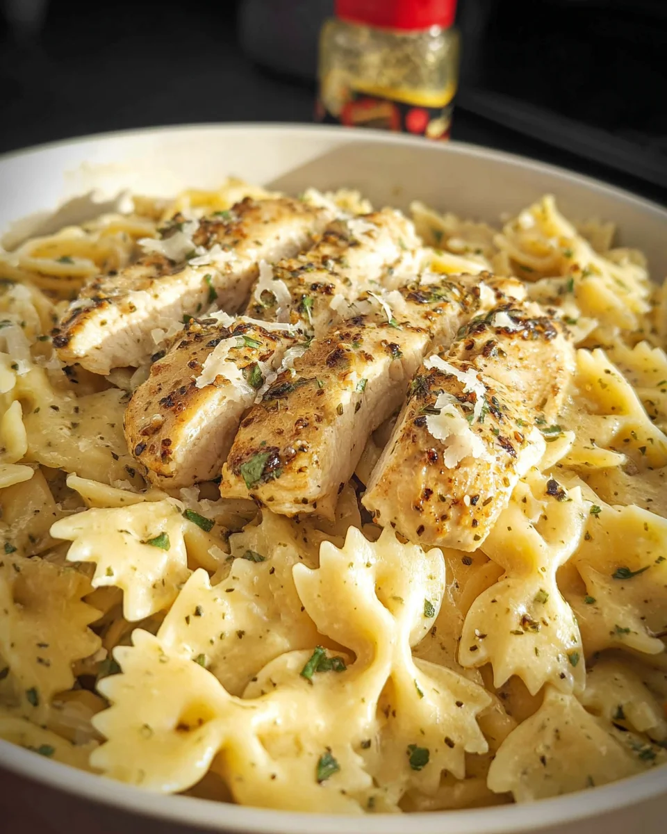 Chicken Garlic Parmesan Pasta
