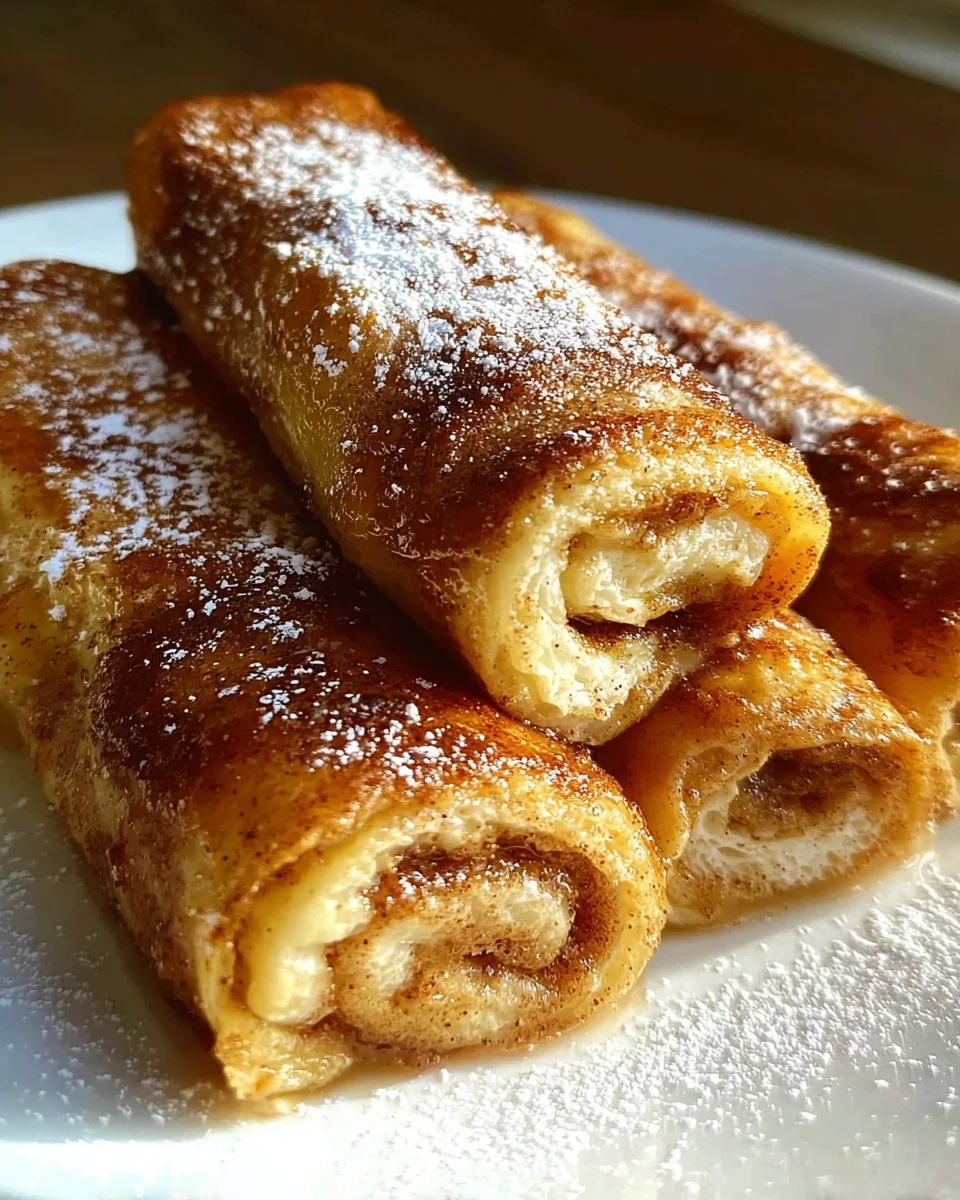 Cinnamon Roll French Toast Roll-Ups 22 Cinnamon