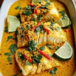 Coconut Curry Baked Cod