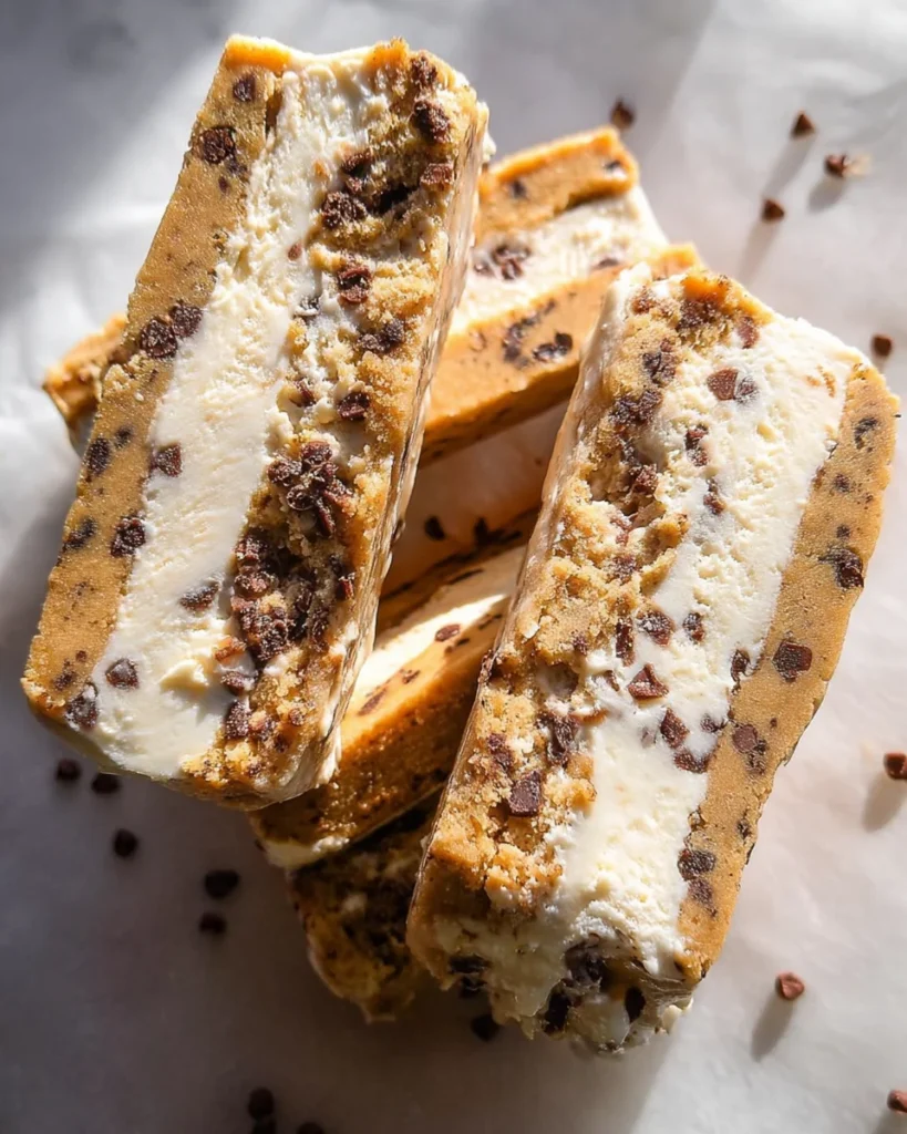 Cookie Dough Vegan Ice Cream Sandwiches (Easy + No-Bake!)