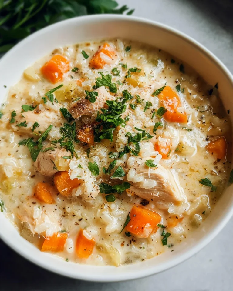 Creamy Chicken and Rice Soup