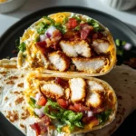 Crispy Chicken Bacon Ranch Wrap