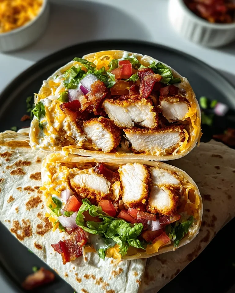 Crispy Chicken Bacon Ranch Wrap