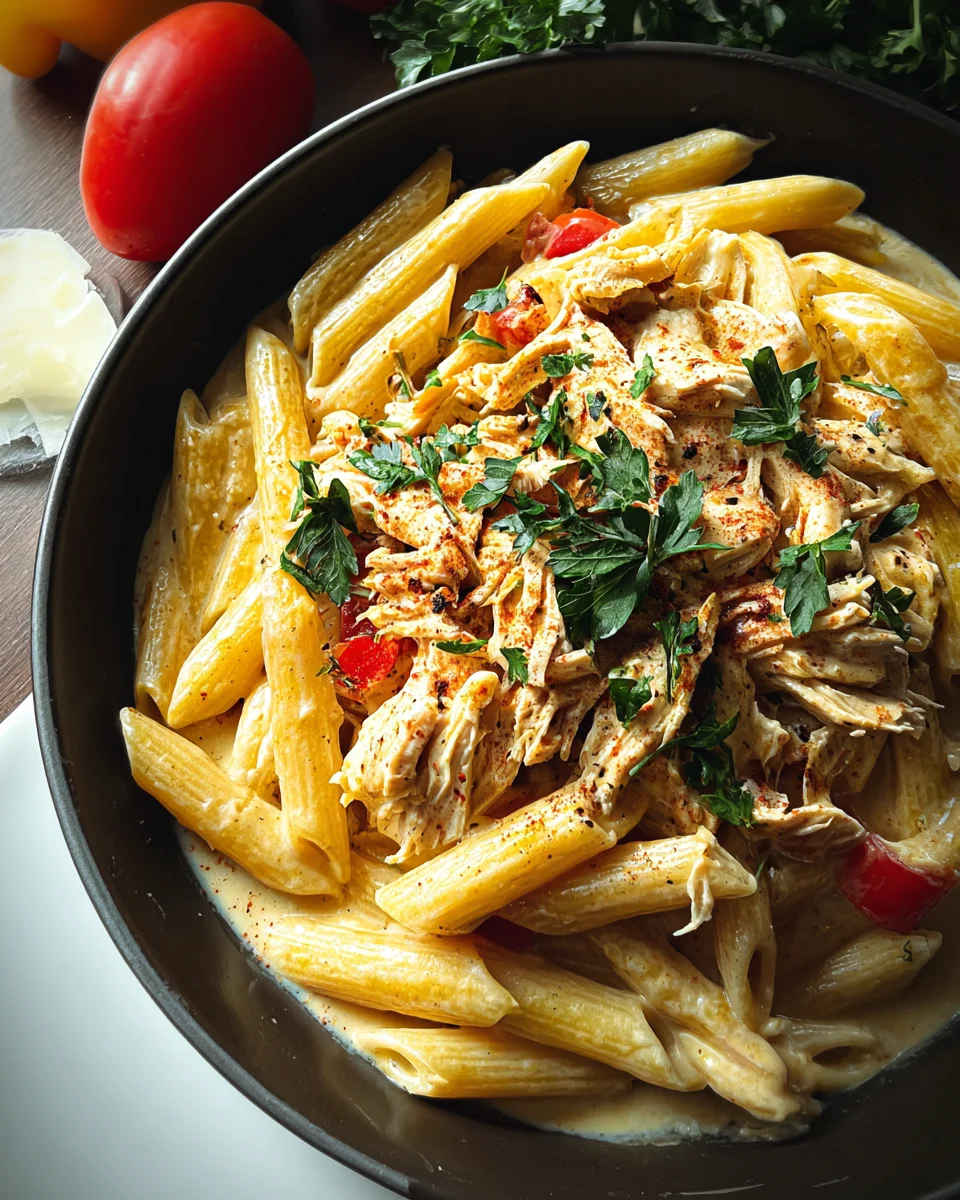 Crock Pot Creamy Cajun Chicken Pasta 24 Crock