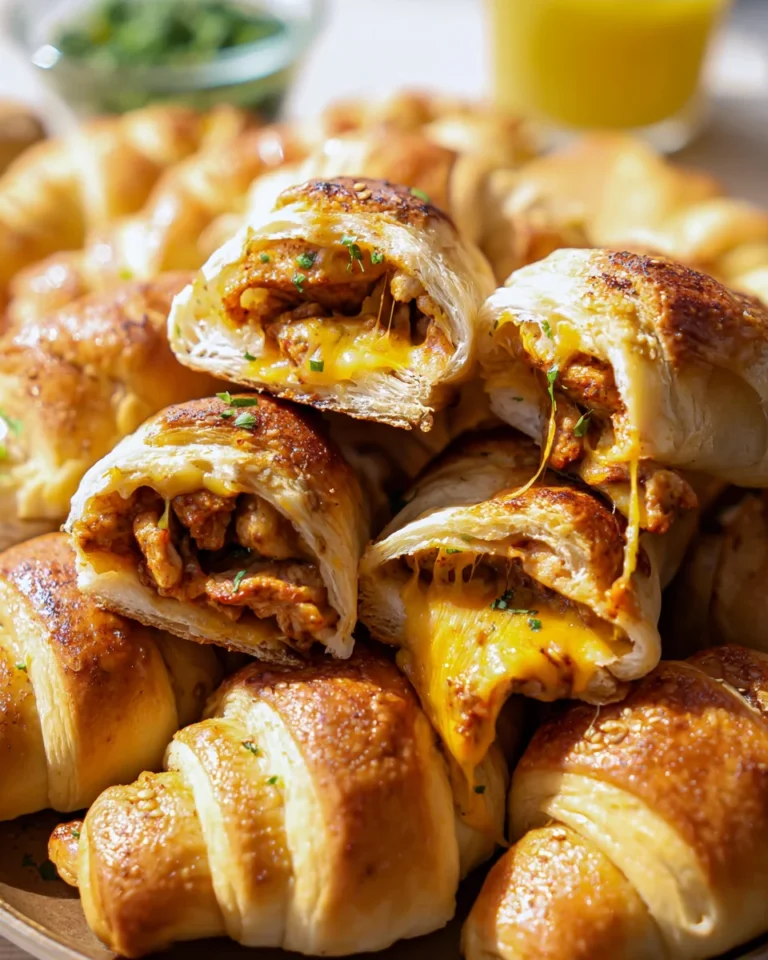 Easy Cheesy Chicken-Filled Crescents