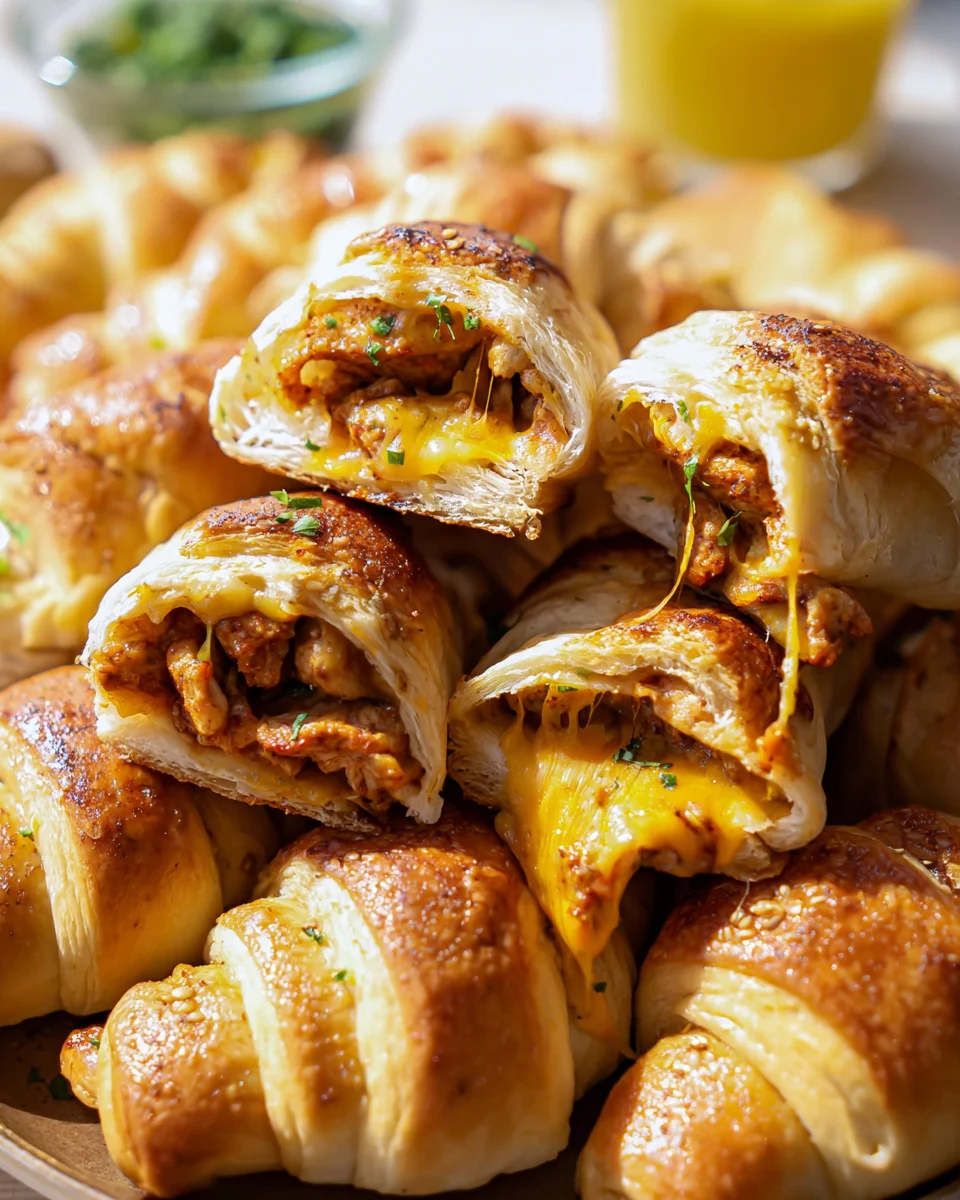 Easy Cheesy Chicken-Filled Crescents