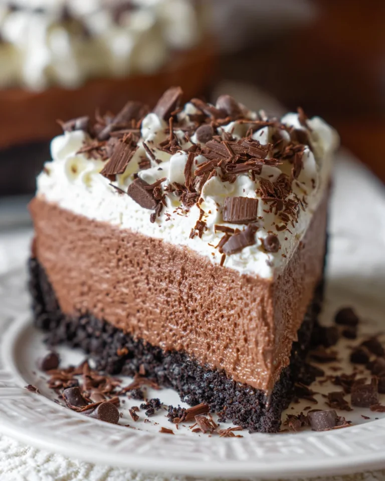 Easy No Bake Chocolate Cheesecake