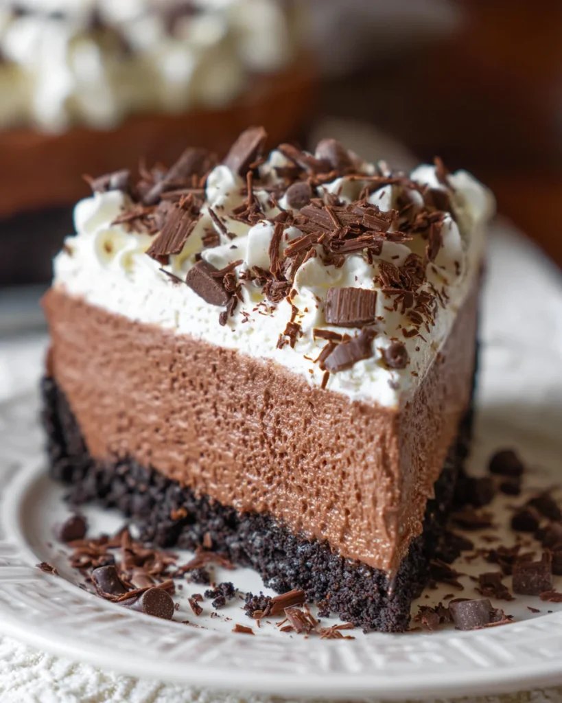 Easy No Bake Chocolate Cheesecake