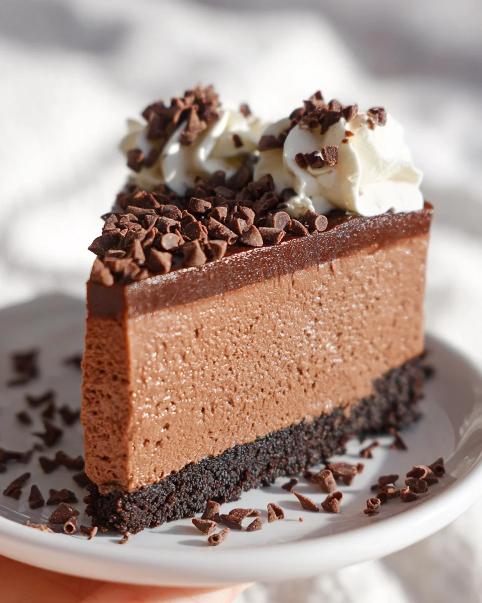 Easy No Bake Chocolate Cheesecake 23 Easy