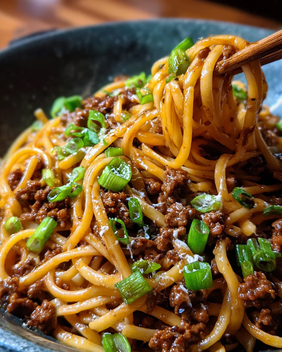 Ground Beef Mongolian Noodles 21 Ground