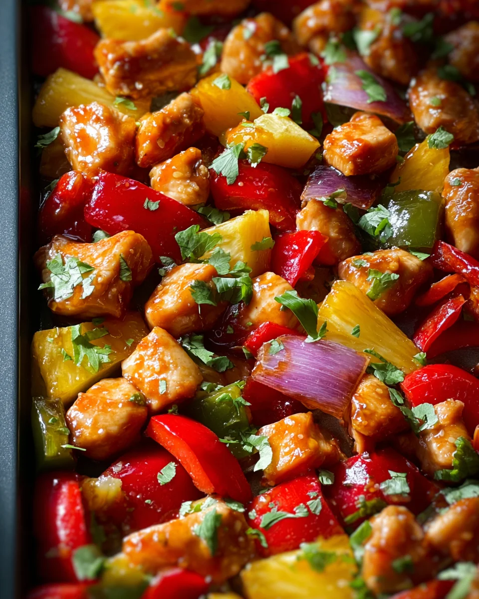 Hawaiian Chicken Sheet Pan 17 Hawaiian