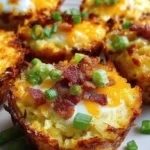 Loaded Bacon and Egg Hash Brown Muffins 22 Loaded Bacon and Egg Hash Brown Muffins