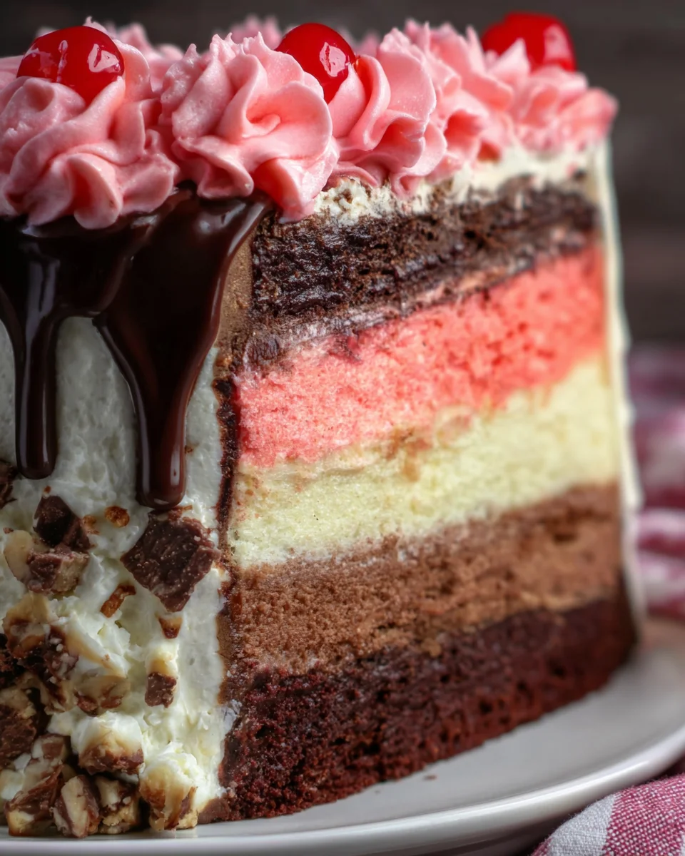 Neapolitan Cake 24 Neapolitan Cake