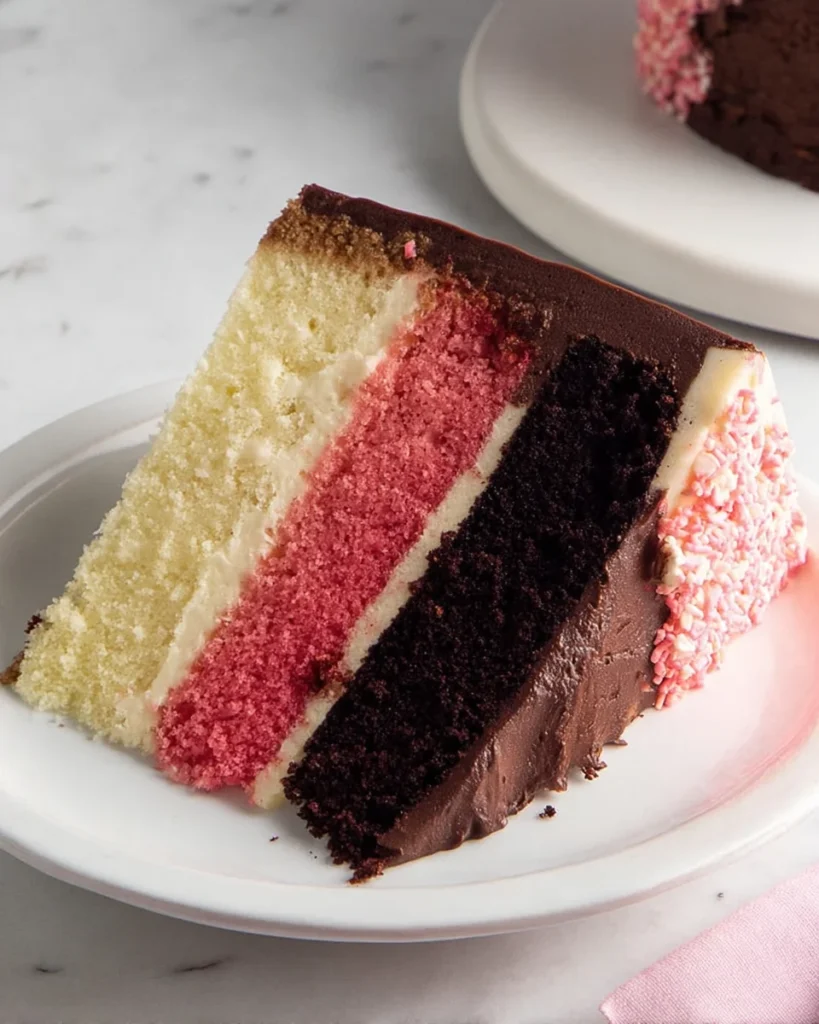 Neapolitan Layer Cake