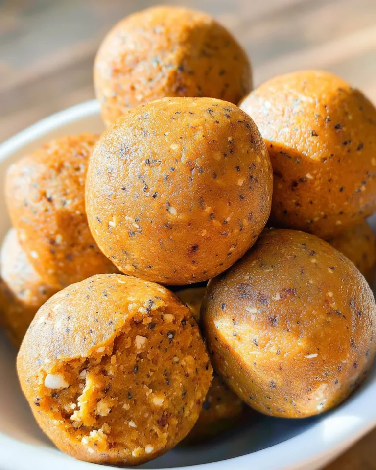 No Bake Healthy Pumpkin Pie Energy Balls