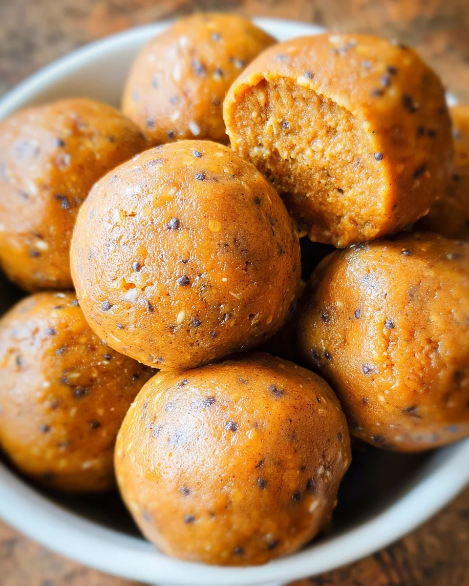 No Bake Healthy Pumpkin Pie Energy Balls 18 No