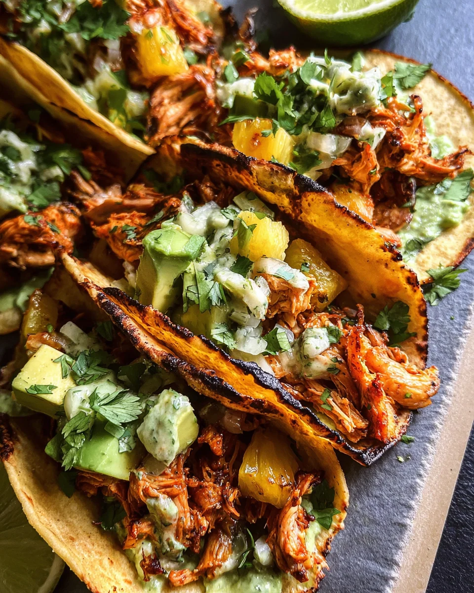 One Pan Chicken & Pineapple Tacos 18 One
