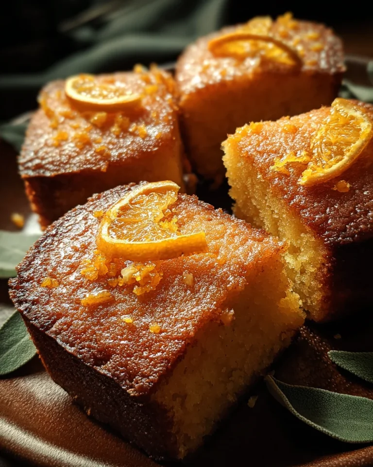 Orange Ginger Honey Cakes