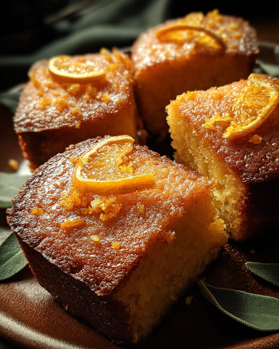 Orange Ginger Honey Cakes