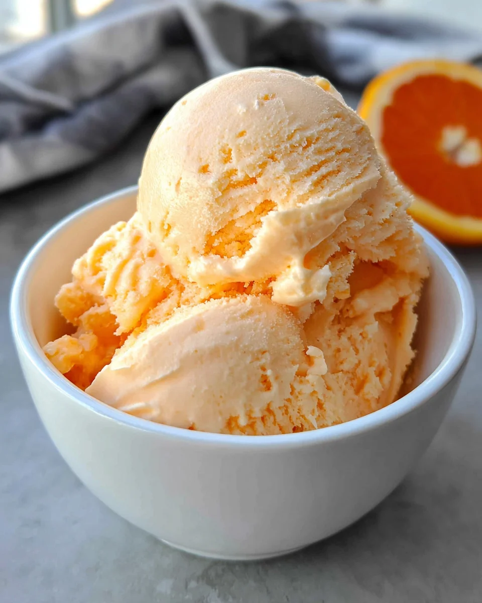 Orange Ice Cream