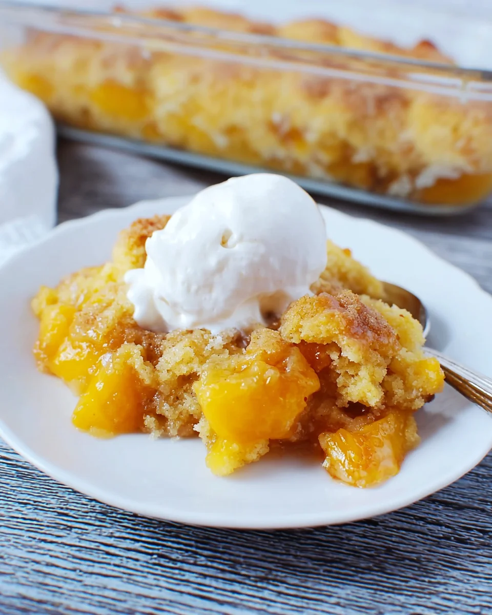 Peach Cobbler with Cake Mix 17 Peach