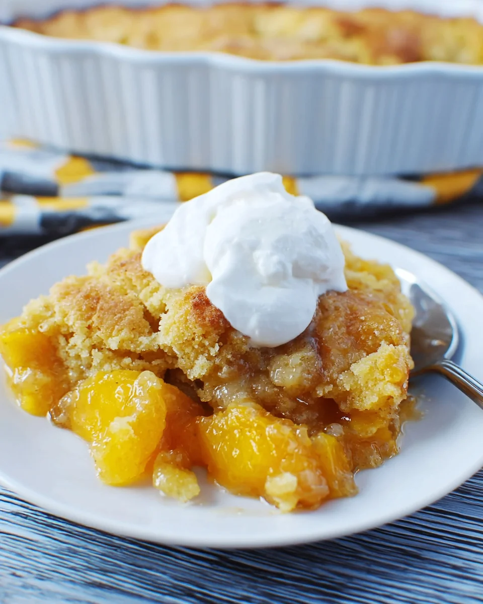 Peach Cobbler with Cake Mix 18 Peach