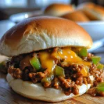 Philly Cheesesteak Sloppy Joes Recipe