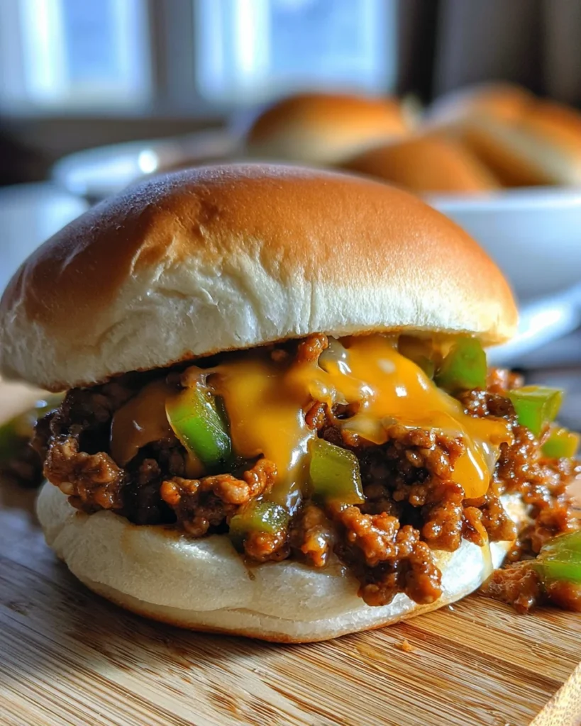 Philly Cheesesteak Sloppy Joes Recipe
