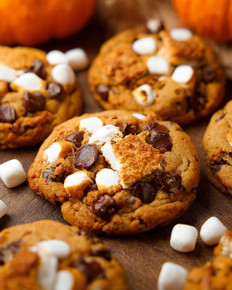 Pumpkin S'mores Cookies 25 Pumpkin
