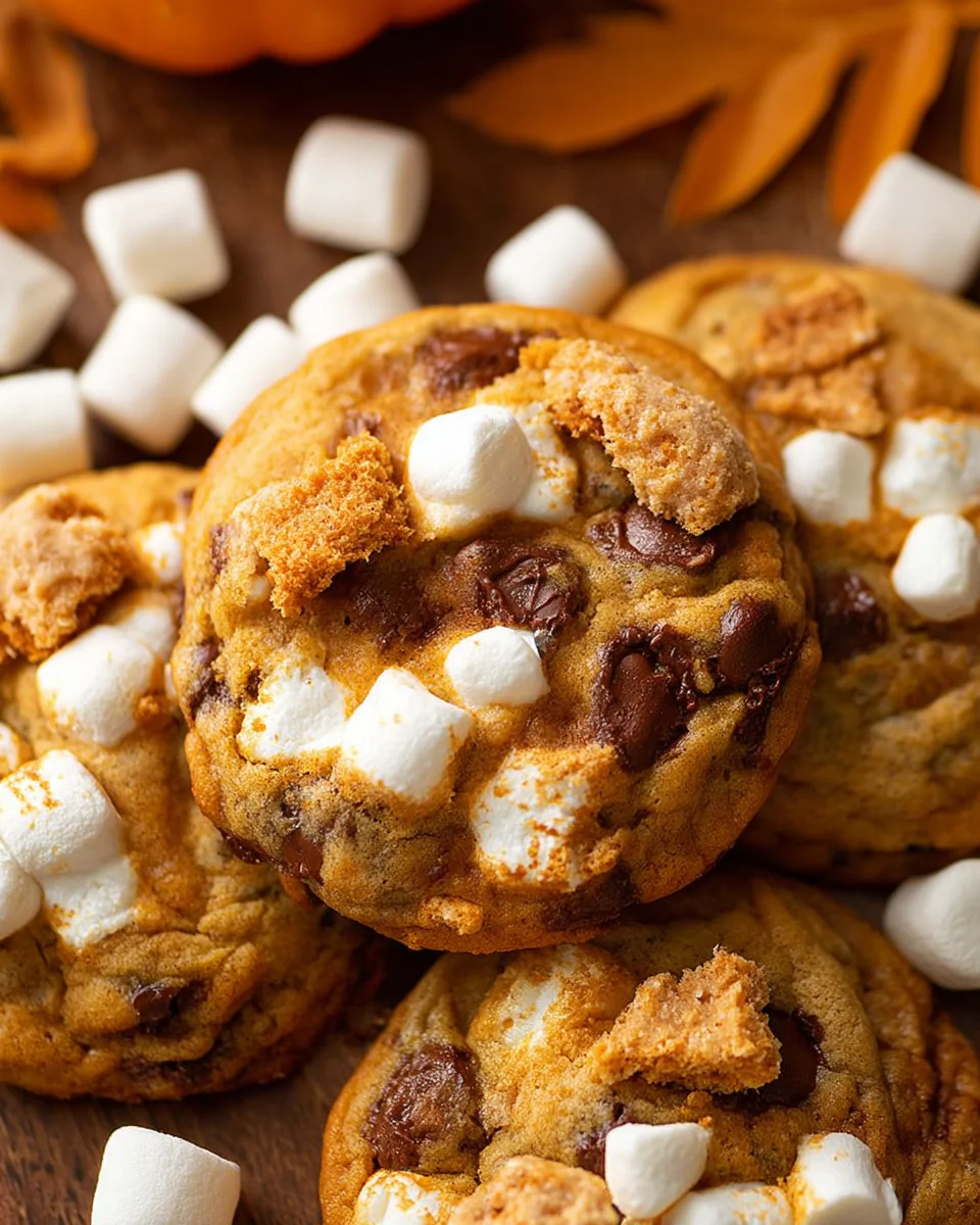 Pumpkin S'mores Cookies 26 Pumpkin