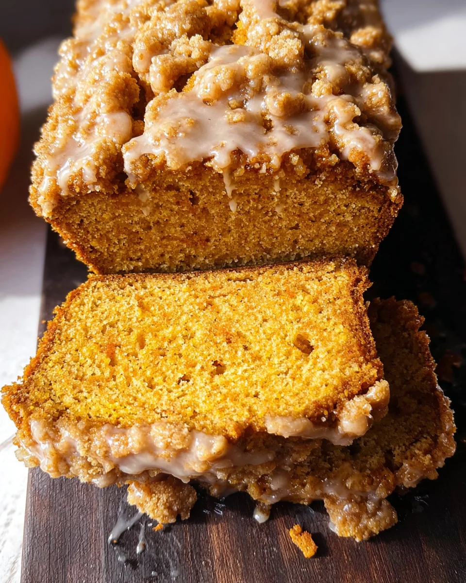 Pumpkin Streusel Bread 32 Pumpkin