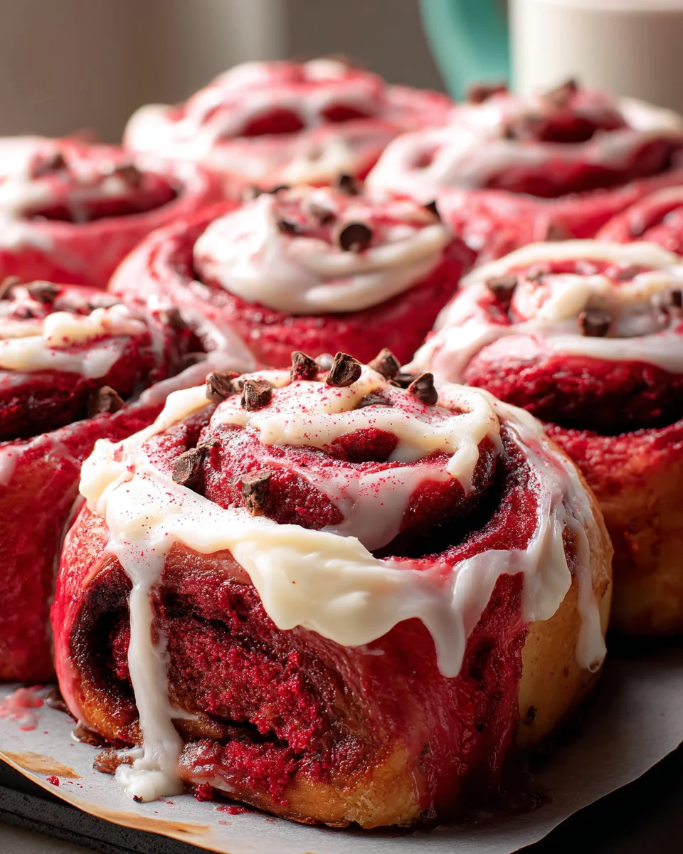 Red Velvet Cinnamon Rolls