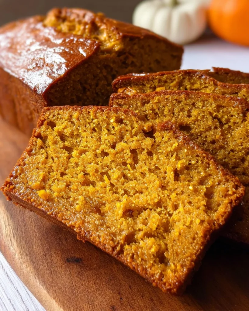 Rich and Buttery Pumpkin Bread