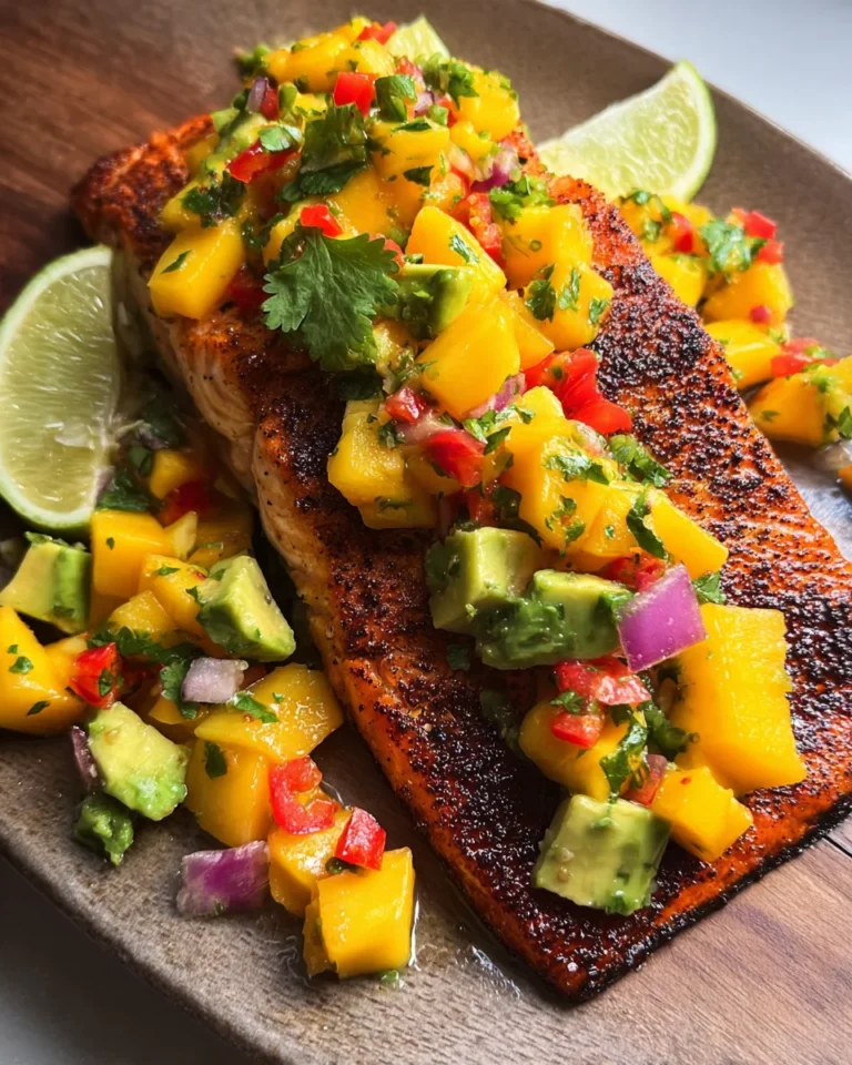 Salmon with Mango Salsa