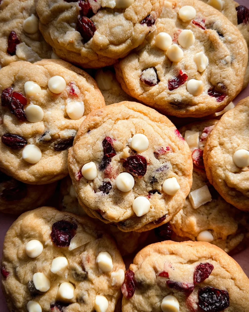 Soft-Baked White Chocolate Cranberry Cookies