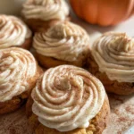 Soft Pumpkin Cookies with Cinnamon Frosting 26 Soft Pumpkin Cookies with Cinnamon Frosting