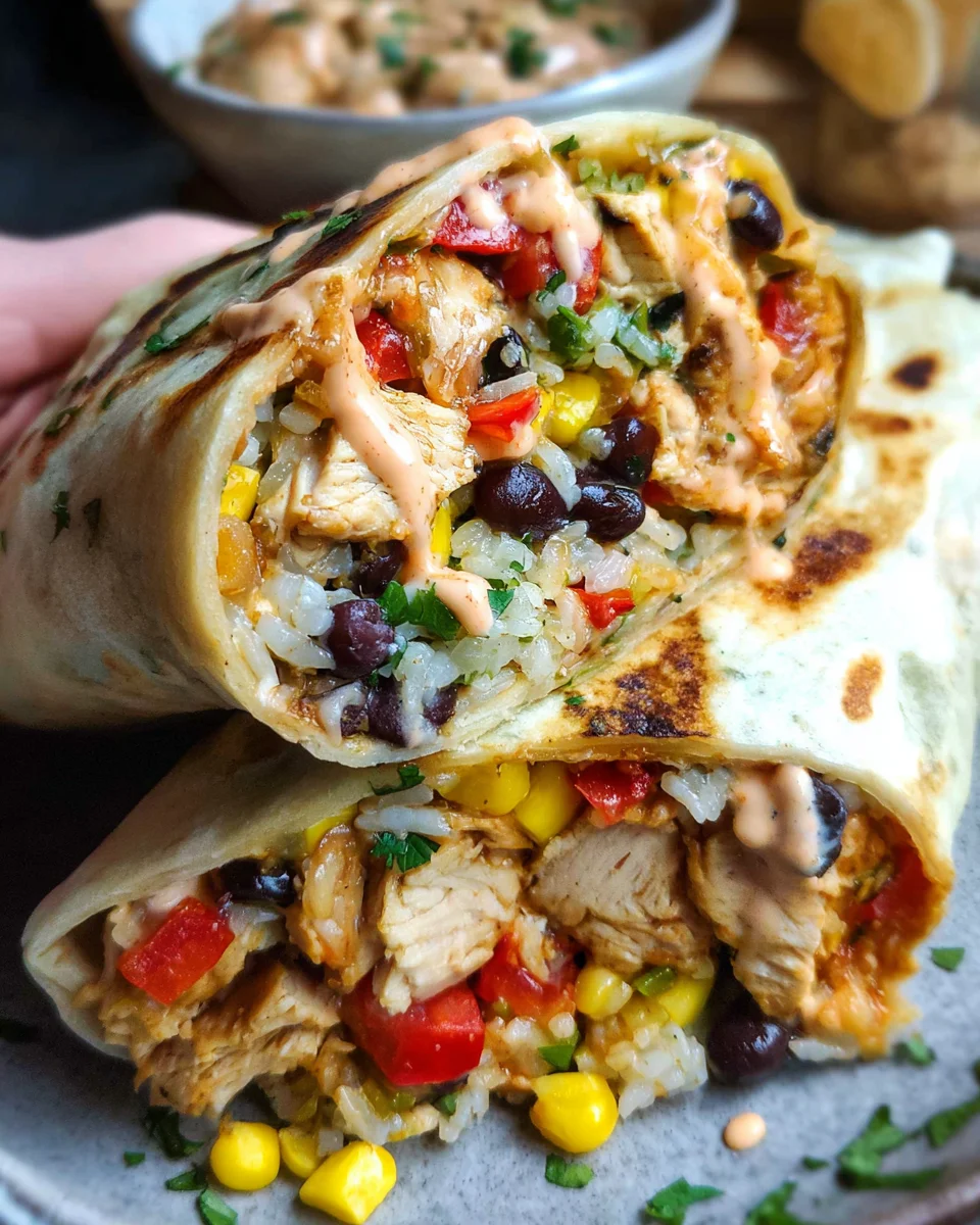 Southwest Chicken Wrap 21 Southwest