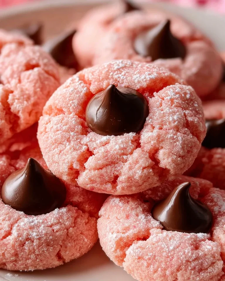 Strawberry Kiss Cookies Recipe