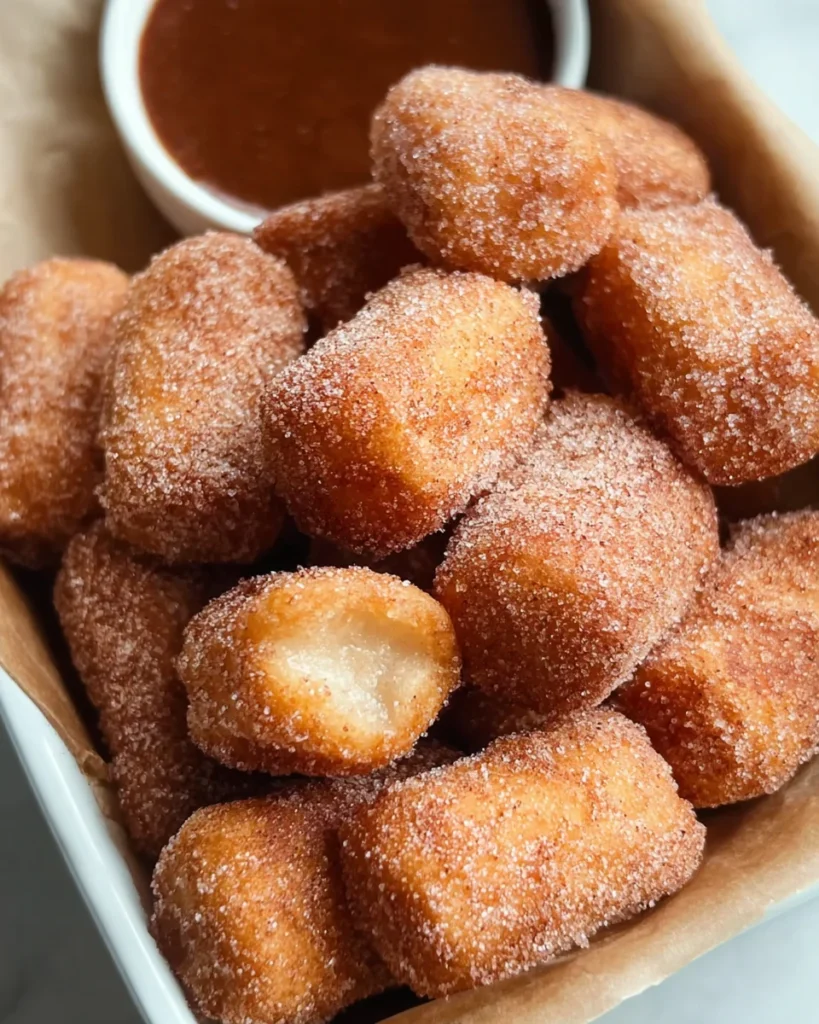 Sweet Air Fryer Churro Bites Recipe