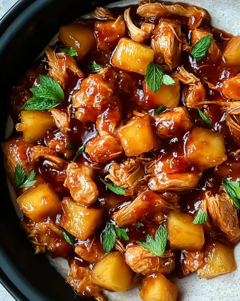 Sweet Hawaiian Crockpot Chicken