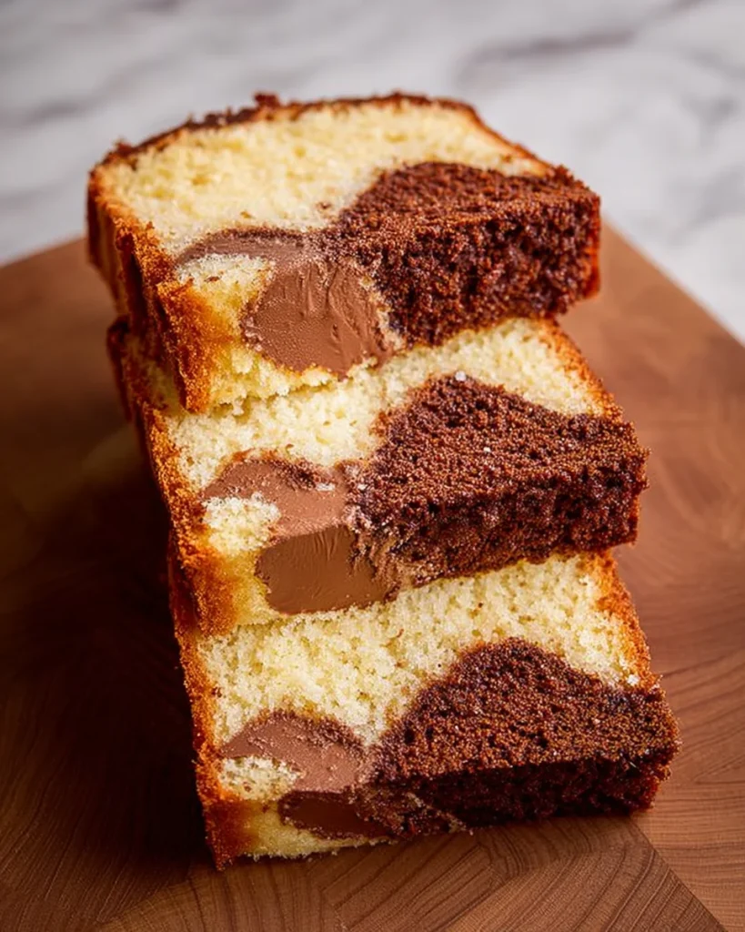 Three Layer Pound Cake