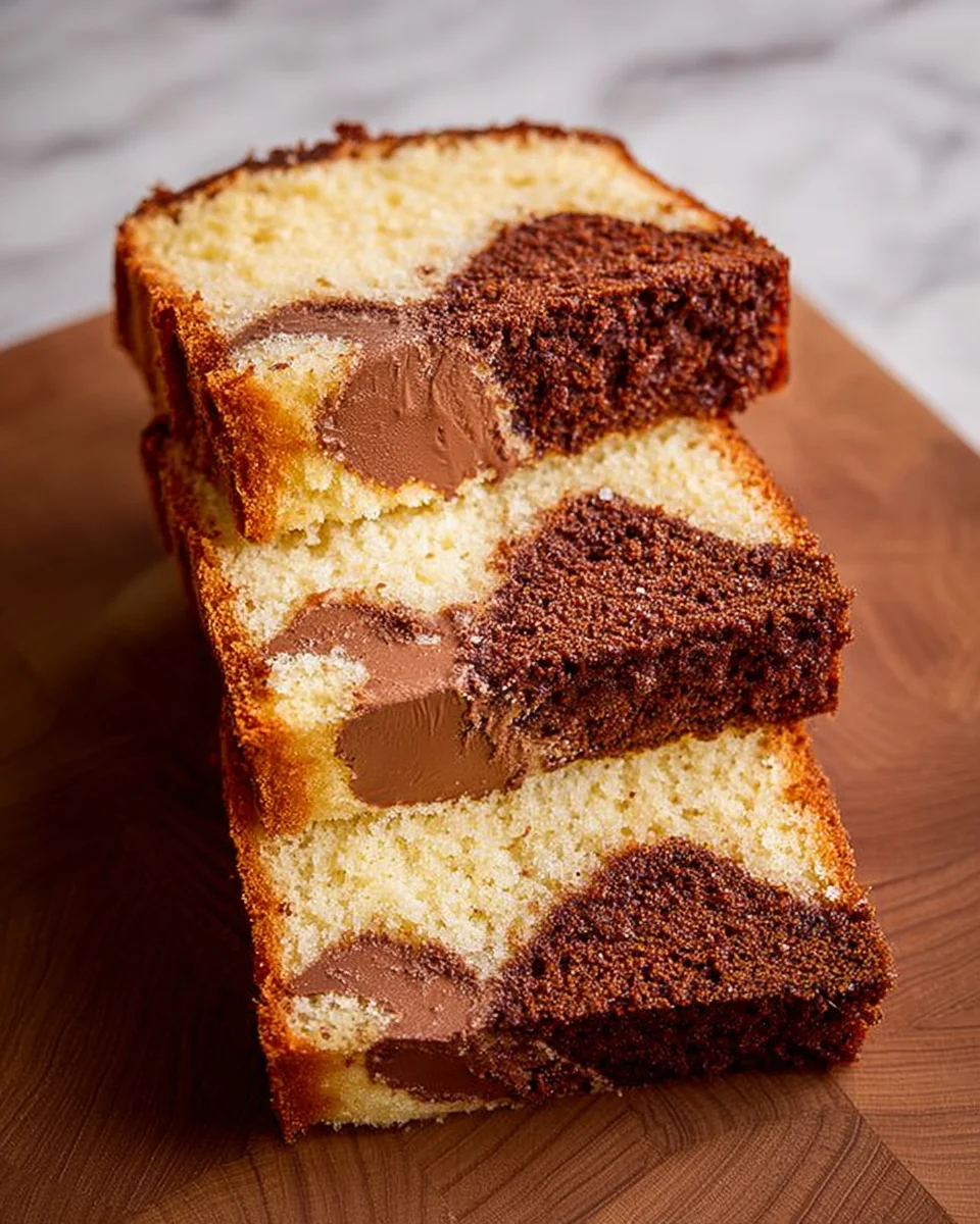 Three Layer Pound Cake