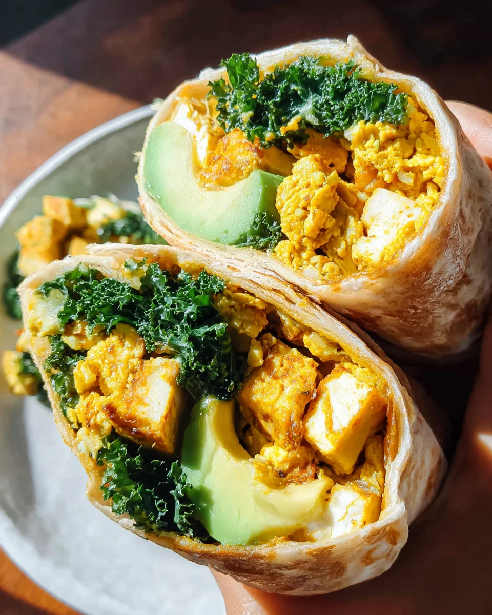 Tofu Scramble Wrap