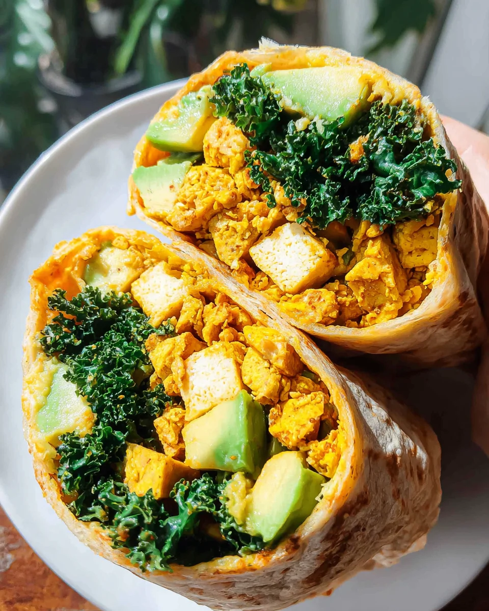 Tofu Scramble Wrap 27 Tofu