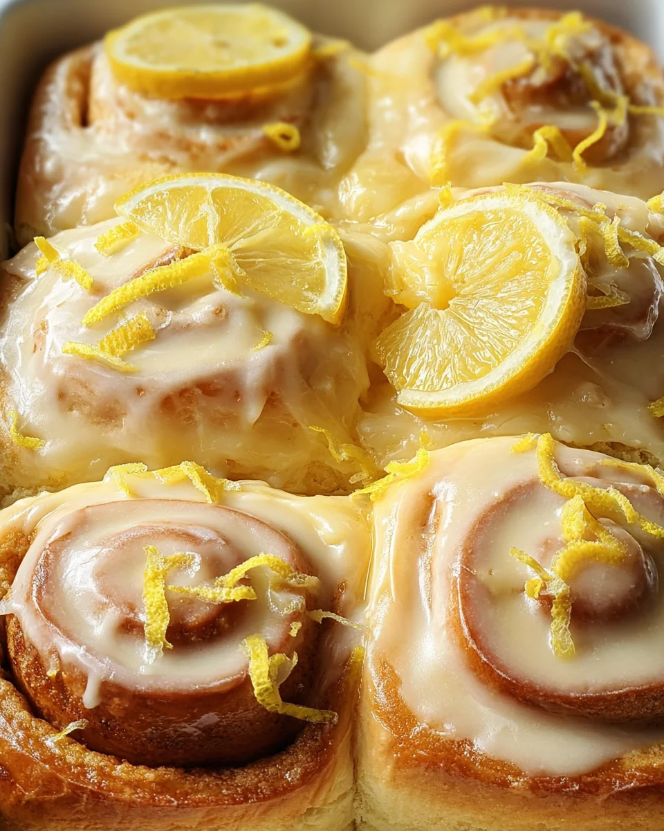 Vegan Lemon Sweet Rolls 20 Vegan