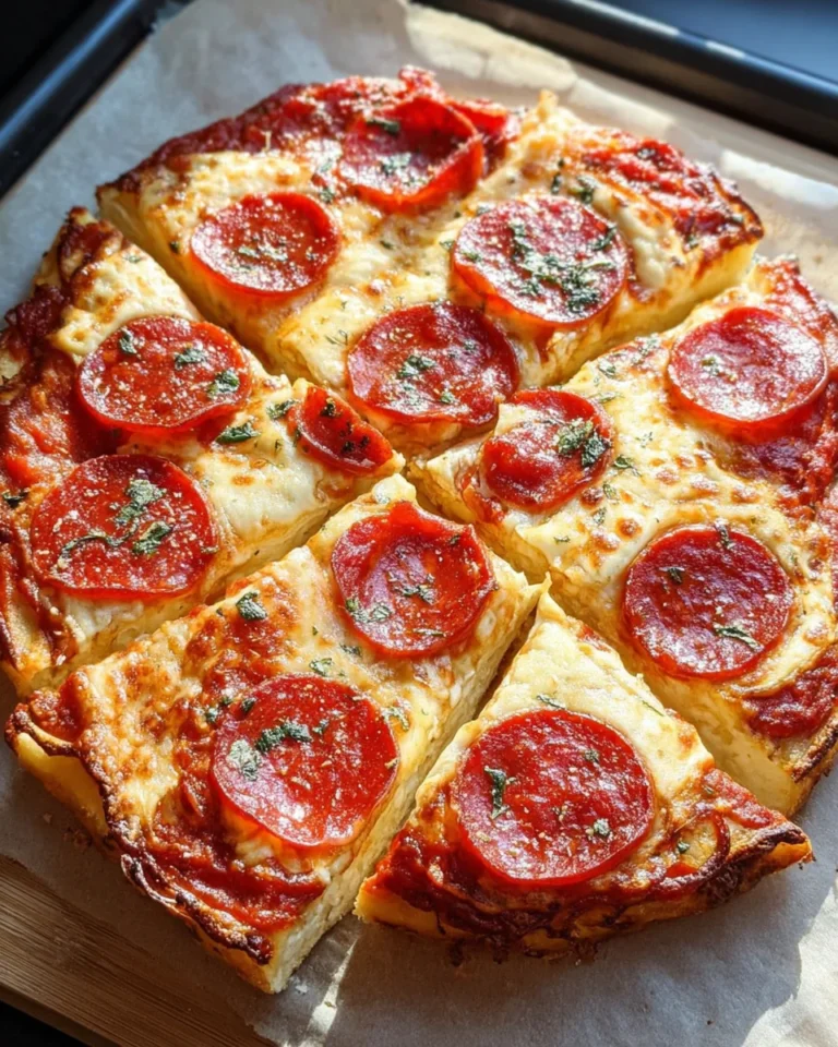 Viral Cottage Cheese Flatbread Pizza