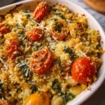 White Bean and Pesto Bake