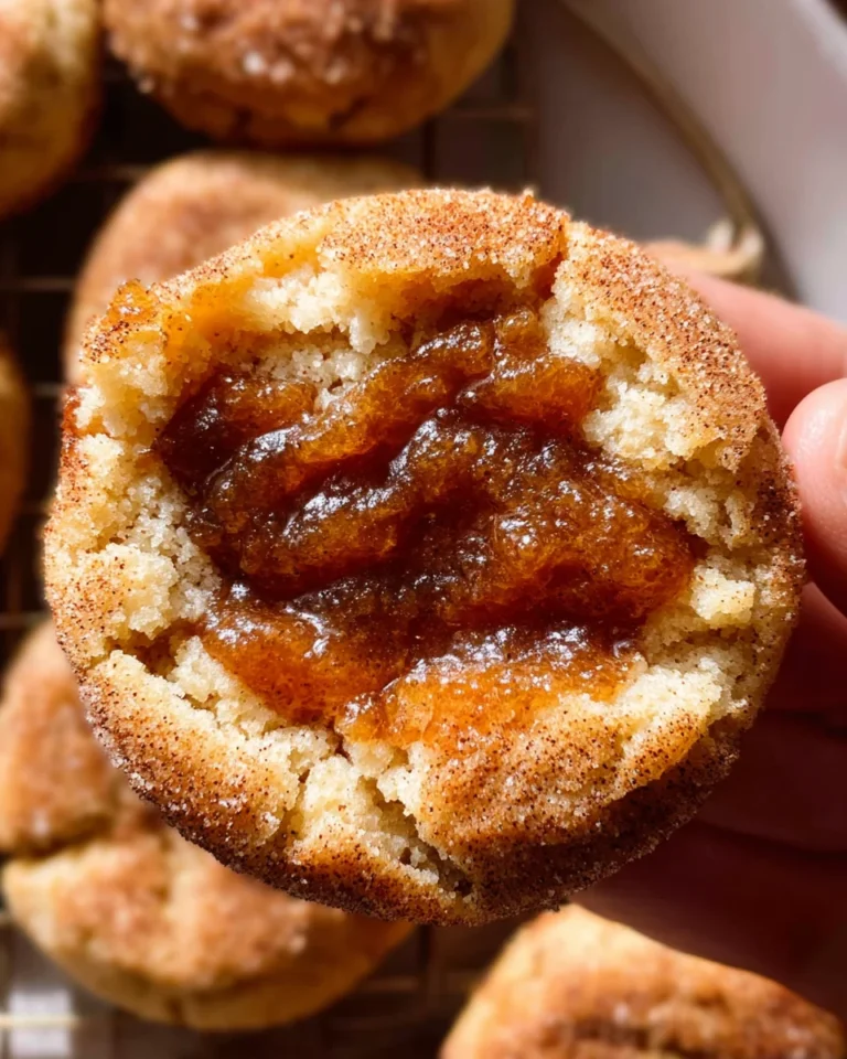 Apple Butter Snickerdoodle Cookies