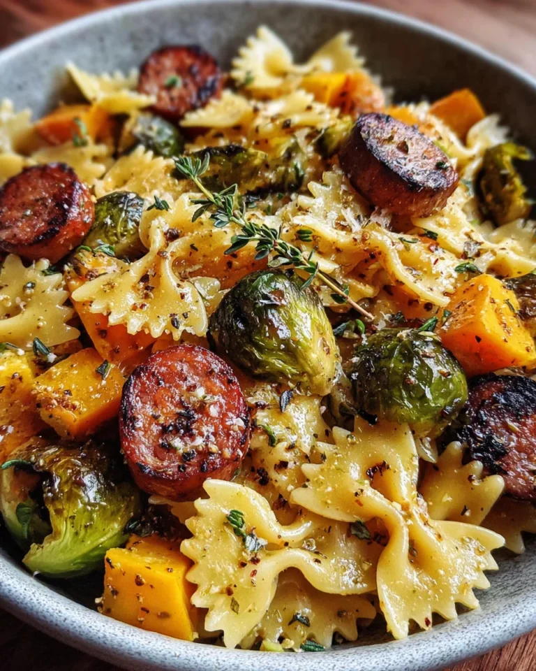Autumn Sausage Pasta Squash