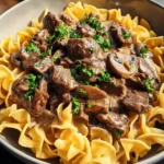 Beef Stroganoff with Egg Noodles 23 Beef Stroganoff with Egg Noodles